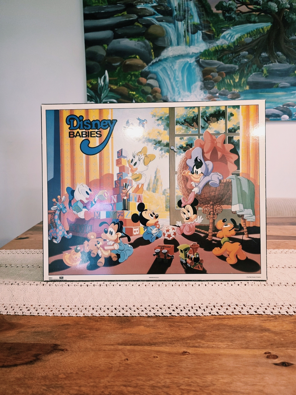 Vintage Disney Babies Wall Plaque 90s